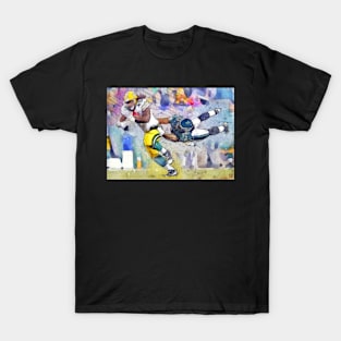 American Football watercolour T-Shirt